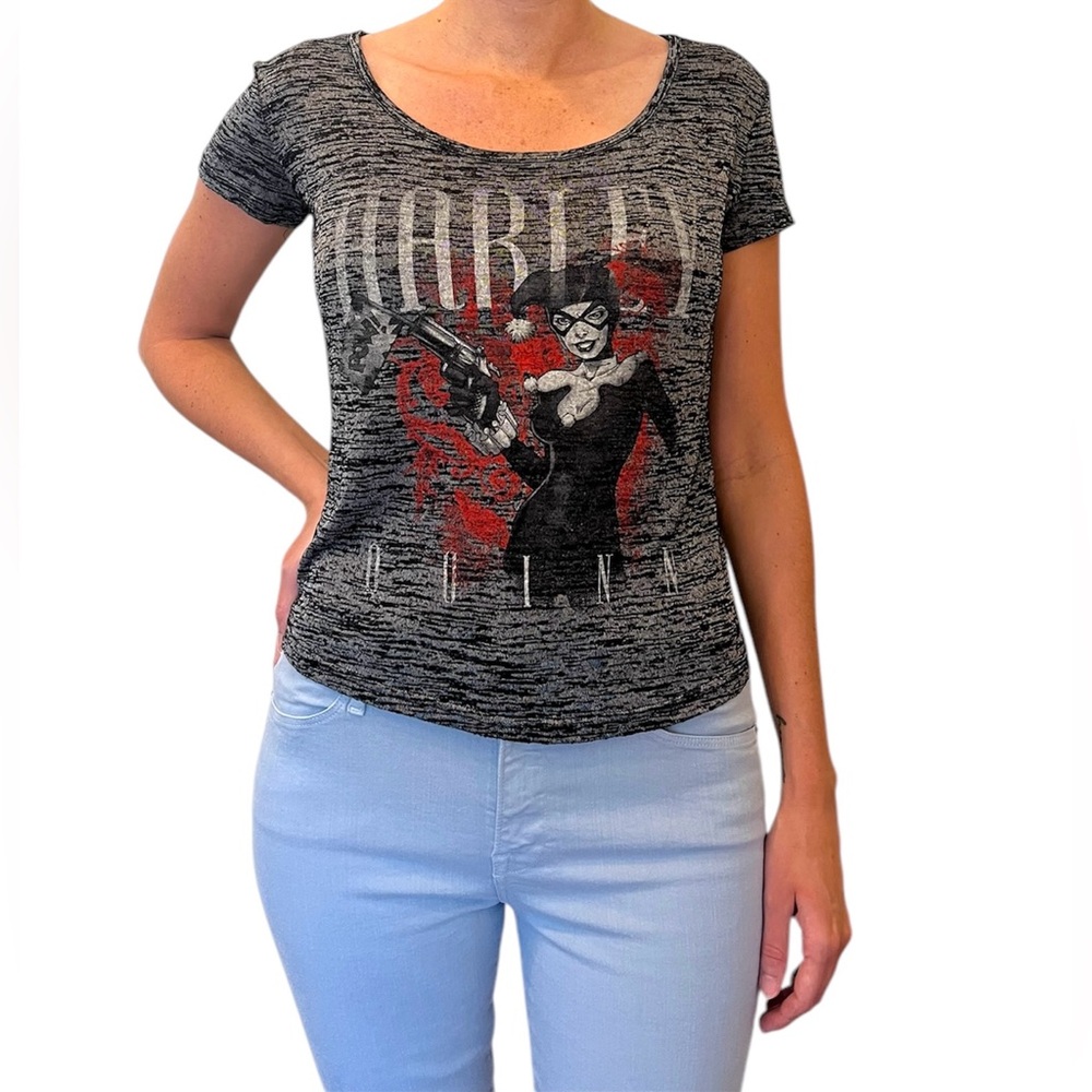 Harley Quinn Gray T-Shirt